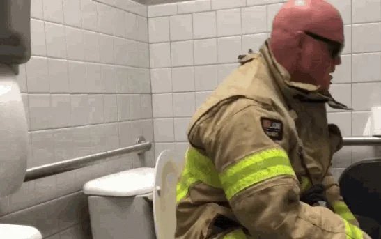 Porträt eines pensionierten Feuerwehrmanns